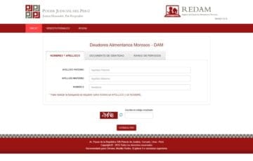 Registro de Deudores Alimentarios Morosos del Poder Judicial (REDAM)