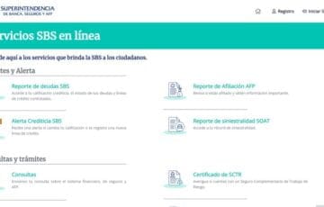 Reporte de deudas personales de la SBS